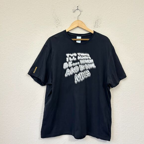 NIKE x Drake NOCTA Short Sleeve T-Shirt Black Graphic Print Tee